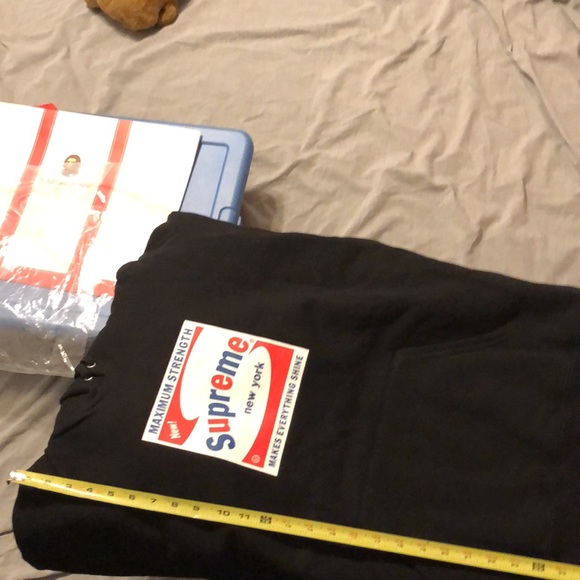 SOLD. SHINE Hooded Sweatshirt by Supreme Black Size Large NWT - Picture 8 of 14